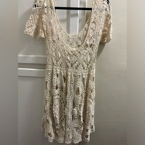 Anthropologie Crochet Dress